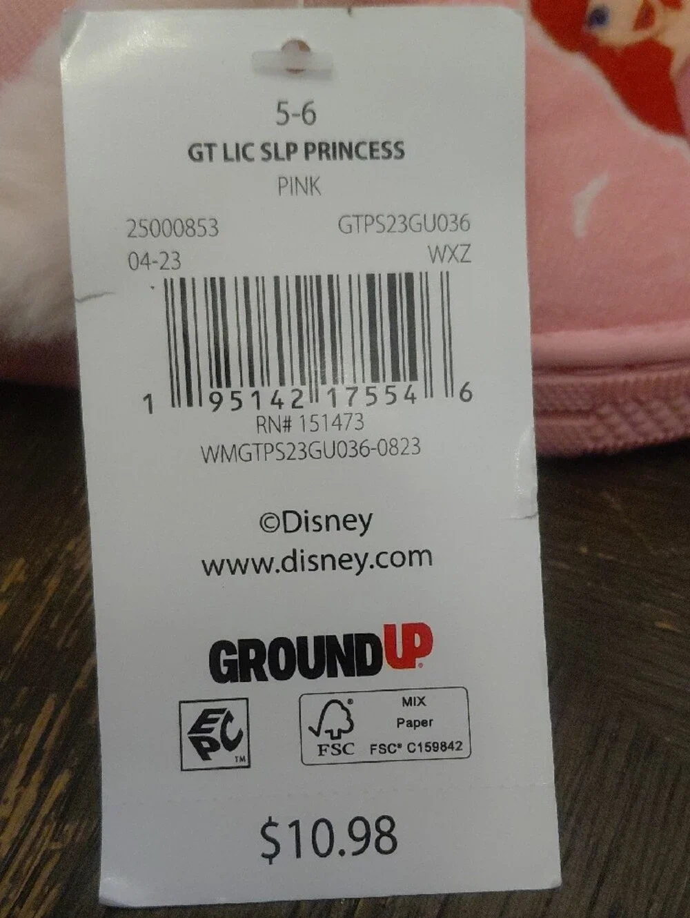Disney soft pink